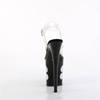Pleaser - FLAMINGO808NLHS Sandale à bride à la cheville, Pole dance chaussures - Noir/Transparent Product image